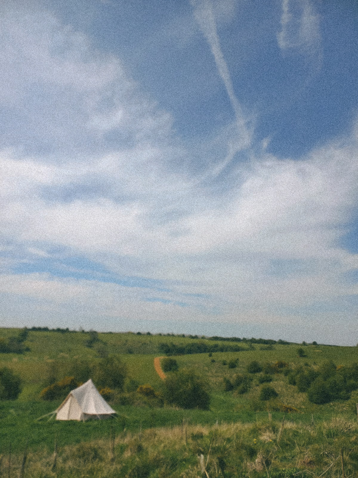 Glamping at the festival